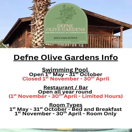 Defne Olive Gardens, Koca Calis, - Previously Defne Casa de Férias